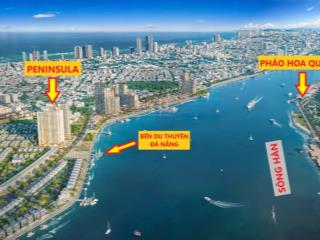Hot! quỹ căn hộ view trực diện sông hàn peninsula đà nẵng  giá gốc cđt. bàn giao nội thất cao cấp