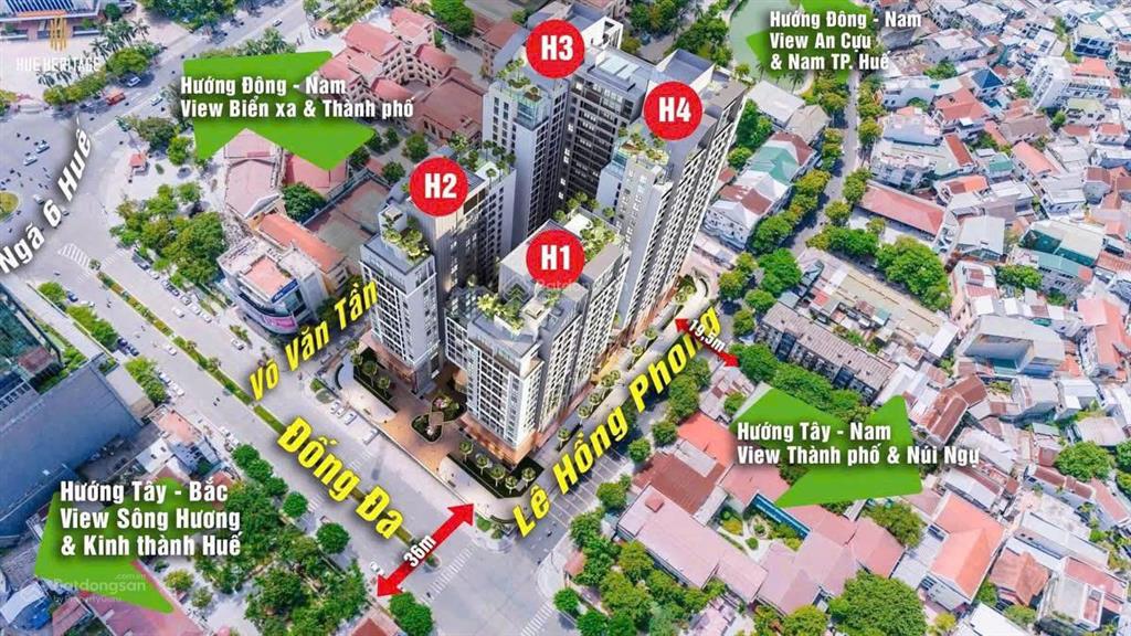 Hot! mở quỹ căn 2pn & skyvilla dự án huế heritage  ngã 6 hùng vương, giá từ cđt  chiết khấu 15.5%