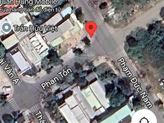 Bán lô góc ngã tư đường phạm đức nam và phan tốn, hoà quý, ngũ hành sơn, đà nẵng