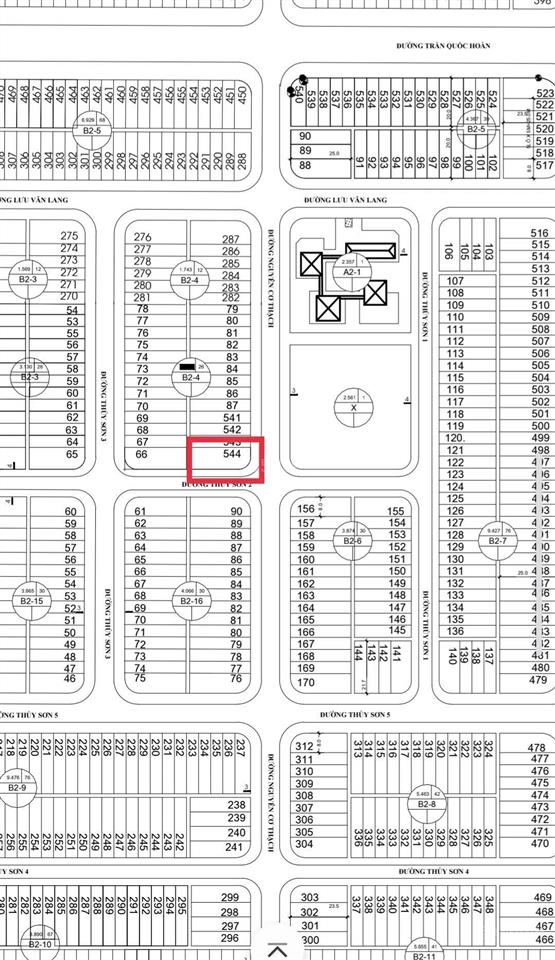 Cần bán góc 2 mặt tiền nguyễn cơ thạch và thuỷ sơn 2, dt 224,6m , ngũ hành sơn,tp đà nẵng