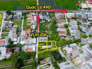 Mở bán 4 lô f0 ngay trung tâm xã điền hải, phong điền