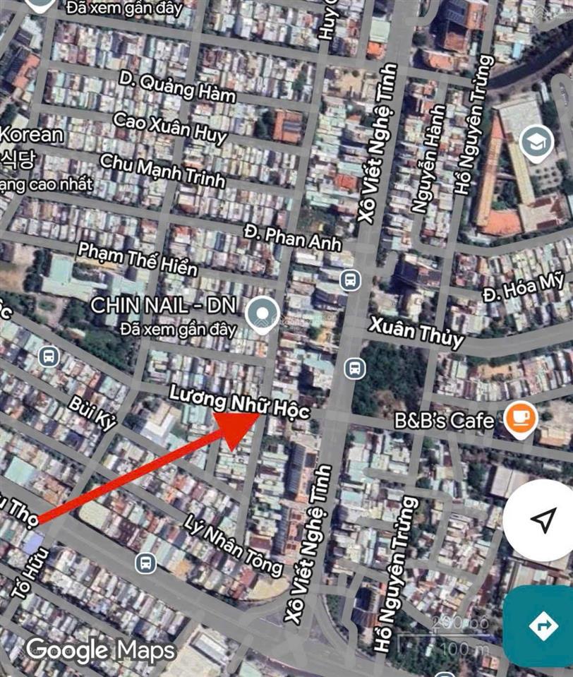 Gốc 2 mặt tiền lương nhữ hộc  332m2 ngang 12m bên cạnh đh ngoại ngữ