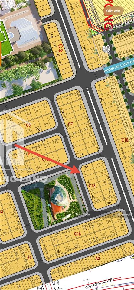 Lô biệt thự view công viên trung tâm dự án, giá tốt nhất khu đô thị