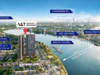Suất nội bộ chung cư cao cấp at saigon riverside kề bên vạn phúc city mặt tiền sông sài gòn