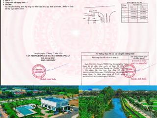 Đất mặt tiền vành đai 4 (tl 830) 60m, có ngay sổ hồng  ck lên đến 6%  tiện ích hoàn chỉnh