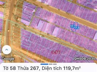 Bán lô đất sát hương lộ 2 ngang 7m 119m2 giá 1.95 tỷ  0933 366 ***