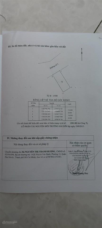 Bán đất dự án đại học mở  tam đa  tp thủ đức diện tích 152m2 (8 x 19m), thuộc hẻm 1/ đường