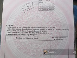 Bán đất ở xã cổ loa, đông anh, hà nội giá 2,6 tỷ, diện tích 34m2