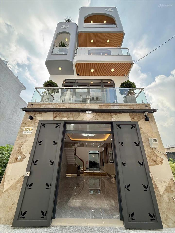 Siêu phẩm nhà mới tuyệt đẹp gần chợ đầu mối hóc môn , thiết kế hiện đại trệt  lửng  2 lầu  st