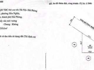 Bán đất đẹp tại hòa nghĩa, dương kinh, hải phòng, giá thỏa thuận, 210m2