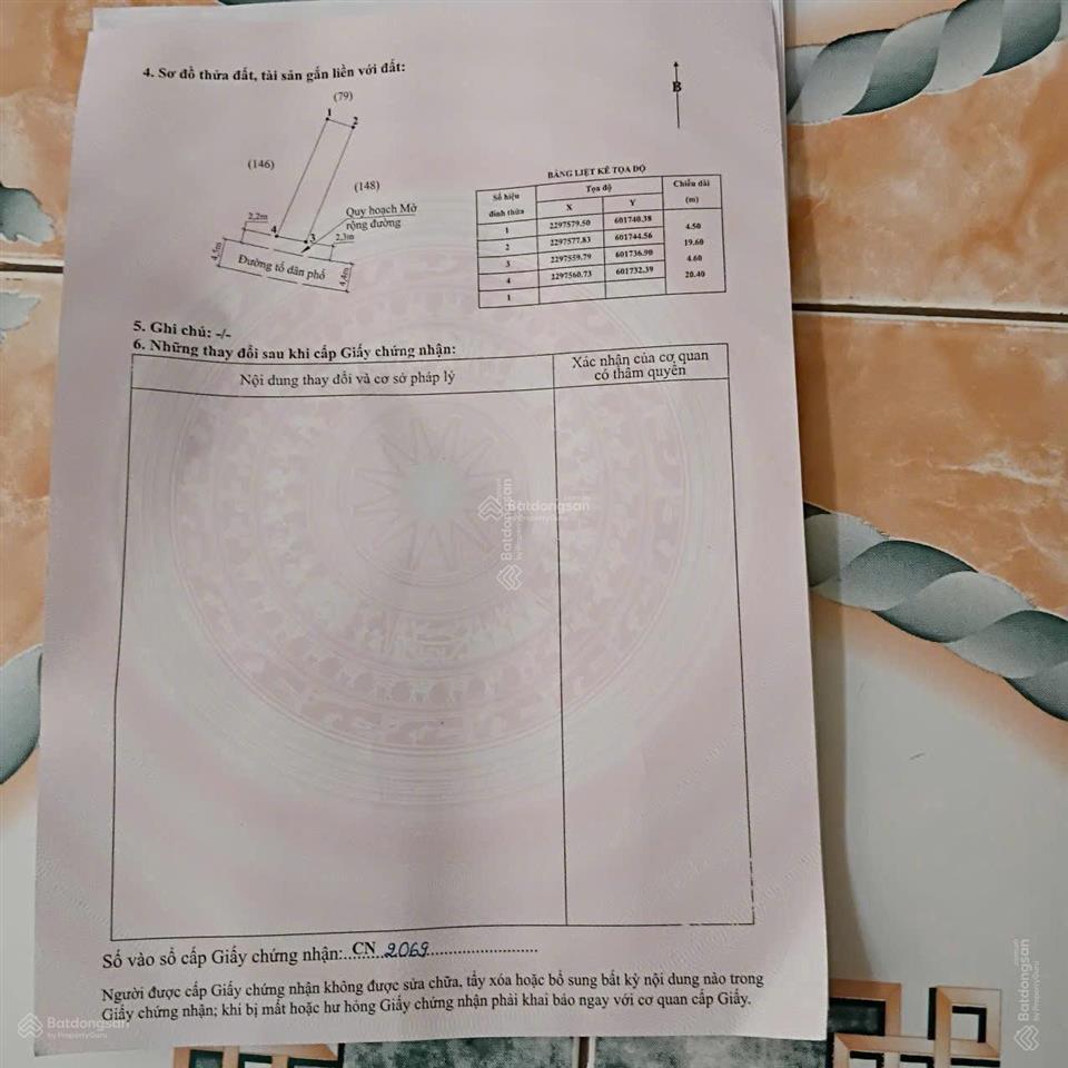 Lô đất mặt đường nhà mạc, hoà nghĩa, dương kinh, hp, dt 90m2, mặt tiền 4.6m  hàng xóm vin dương