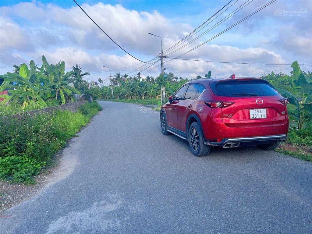 Lô đất mặt đường nhà mạc, hoà nghĩa, dương kinh, hp, dt 90m2, mặt tiền 4.6m  hàng xóm vin dương