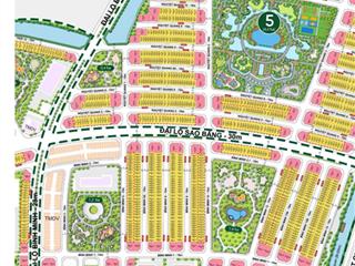 Bán lô đất tái định cư trong vinhomes dương kinh vị trí đẹp diện tích 99.4m (ngang 7.1m