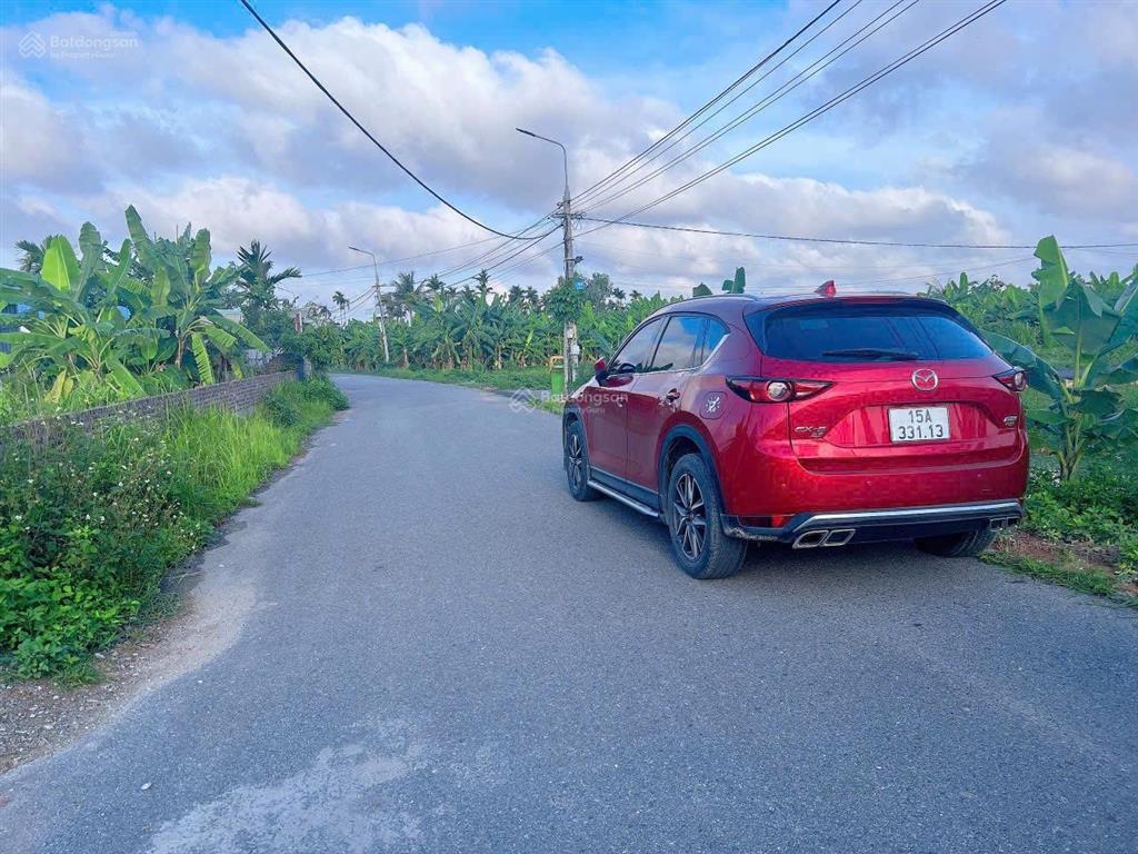 Lô đất mặt đường nhà mạc, hoà nghĩa, dương kinh, hp dt 90m2, mặt tiền 4.6m  hàng xóm vin dương