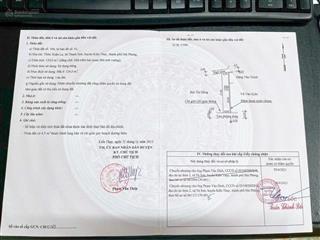 Lô đất mặt đường xuân la, thanh sơn, kiến thụy, hải phòng.
 diện tích 124m2 vị trí