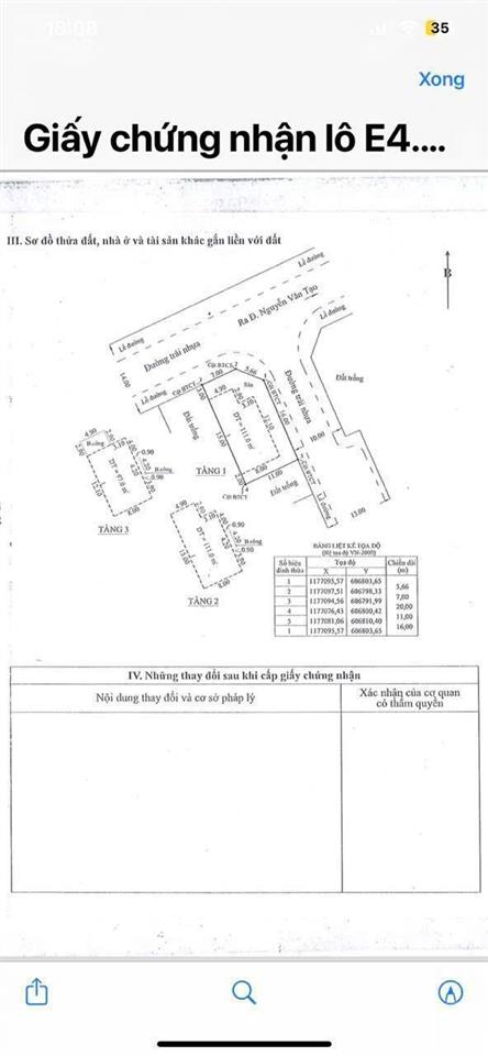 Bán đất nền sổ hồng cầm tay dư án bca c45 long thới gpxd ngay dt 160m2 ,210m2 giá tốt 25tr/m2