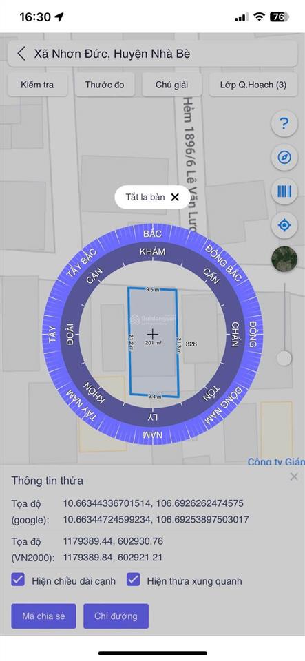 Bán gấp lô đất lê văn lương nhơn đức nhà bè dt 200m2 full thổ cư,sổ hồng riêng ,giá 33tr/m2