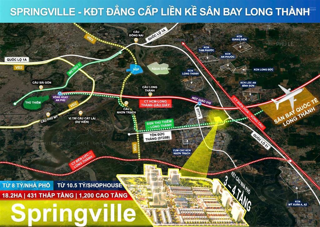 Nhà phố góc vườn siêu hiếm liền kề sân bay long thành. giá bán chỉ 9.7 tỷ cực hời cho nhà đầu tư