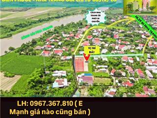 Đất rẻ đầu tư diên khánh 635tr/ lô