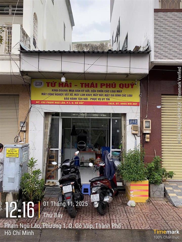 Bán nhà mặt tiền 232 phạm ngũ lão gò vấp giá đầu tư 7.55 tỷ mua đất tặng nhà