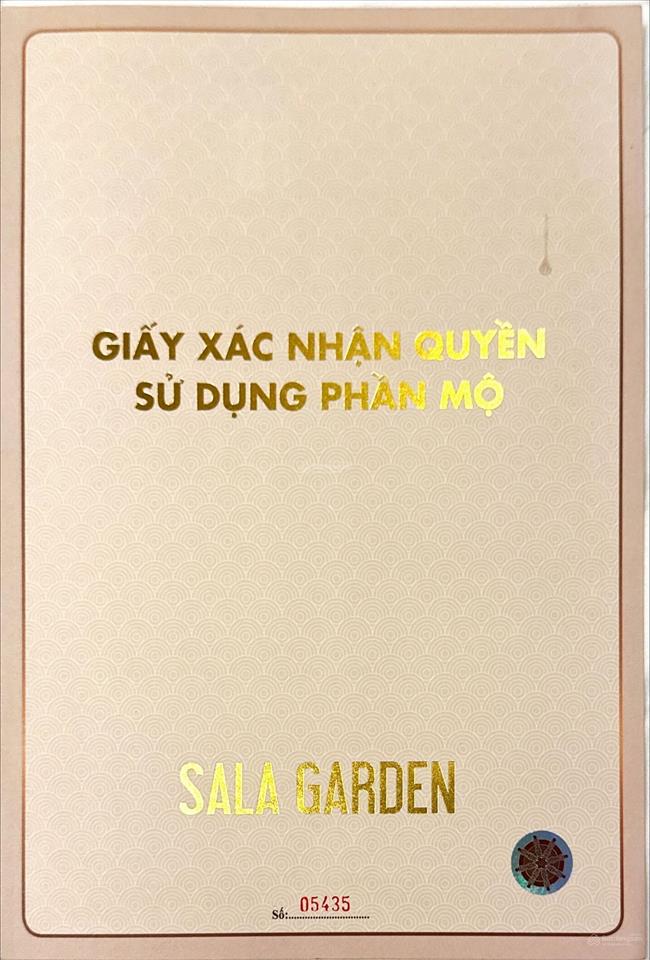 Chính chủ bán gấp 10 lô nghĩa trang 5 sao sala garden