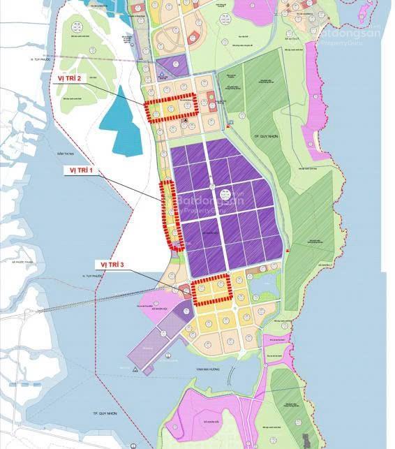 Bán đất 2 mặt tiền vị trí víp nhất, đẹp nhất ngay ngã tư sầm uất nhất đô thị nhơn hội, quy nhơn