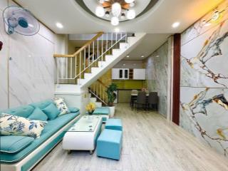 Nhà ngang 4,1m hẻm thông xe hơi, full nội thất cao cấp