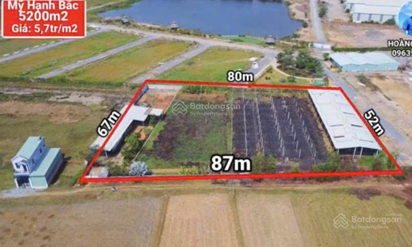 Bán đất thổ cư mỹ hạnh bắc, đức hòa, long an cũ.
giá 25 tỷ, diện tích 5200m2, vị trí đẹp