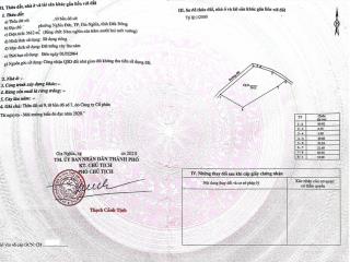 Gia đình cần bán gấp đất (dt 5,612m2) giá 4 triệu/m2