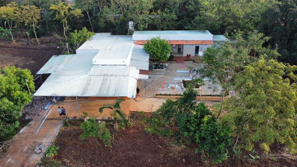 Cần bán lô đất, có nhà vườn 6500m2 tc 300m2. góc 2 mặt tiền đường nhựa