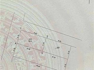 Đất ở đô thị 33 m2, lô góc tt trâu quỳ, gia lâm