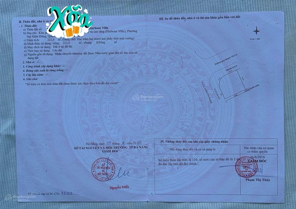 222m2 góc 2 mặt tiền đường 10m5 phan bá vành khúc hạo, kinh doanh buôn bán giá siêu rẻ