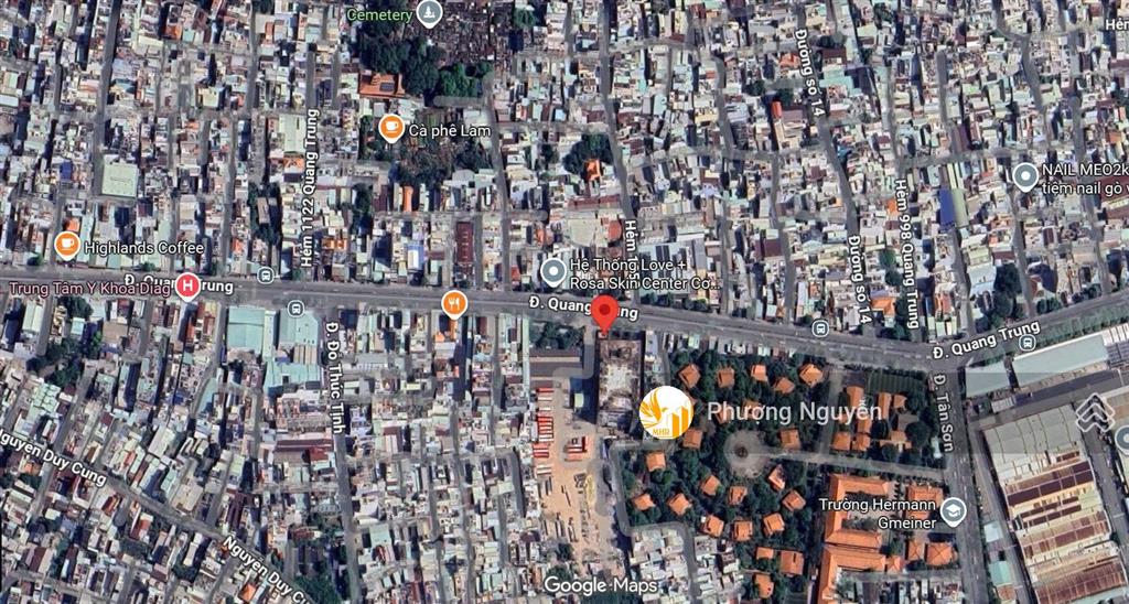 Giao dịch tỷ đô! 14592m2 đất vàng mặt tiền đường quang trung, p12, gv độc quyền chỉ 1100 tỷ