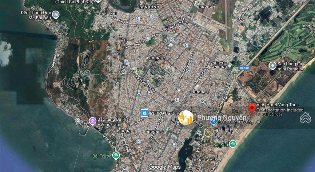 Deal vip! chỉ 1.000 tỷ sở hữu khách sạn vias 5 sao 150 phòng đường thuỳ vân bãi sau vũng tàu