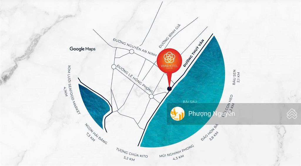 Deal vip! chỉ 1.000 tỷ sở hữu khách sạn vias 5 sao 150 phòng đường thuỳ vân bãi sau vũng tàu