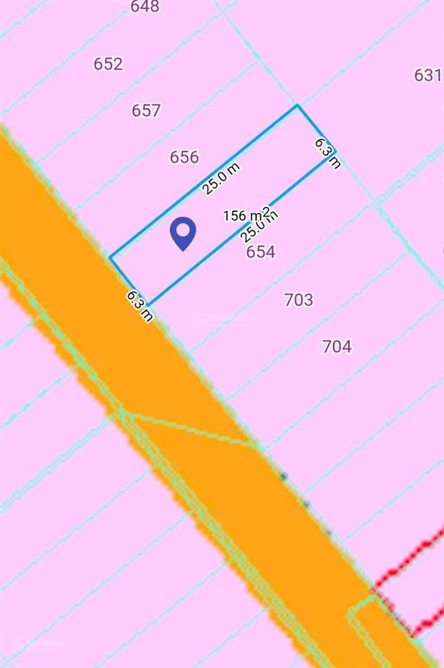 Bán đất thổ cư 1,6 tỷ, diện tích 156.2m2, tại đường thống nhất, xã phú hội, đức trọng, lâm đồng