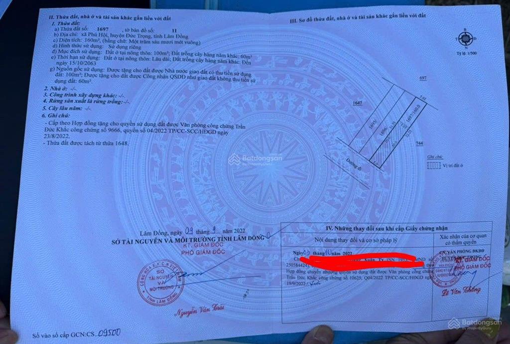 Bán đất thổ cư chính chủ giá rẻ tại đức trọng, lâm đồng, 160 m2, cách sân bay liên khương 5km