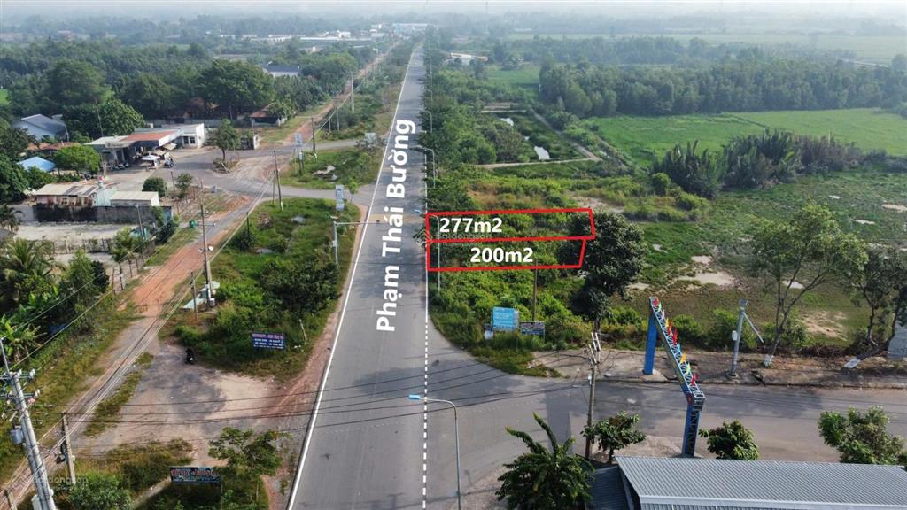 200m2 mặt tiền phạm thái bường ngay đường vào tdc p. khánh giá chỉ 10tr/m2