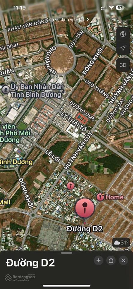 Lô góc duy nhất đường d2 khu uỷ ban phường phú tân (cũ), thành phố mới