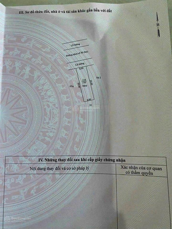 Chủ gửi bán gấp lô đất 6x20 tc full, thành phố mới