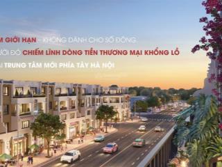 Nhà mặt phố lớn (đường rộng 24m) dt đất 136m2  đại lộ ban mai  giá thanh toán sớm 41 tỷ 486