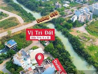 Hạ về giá 10,7 tỷ. bán lô đất kdc kiến á mặt tiền đường số 50 lg 16m view sông, landmark 81.