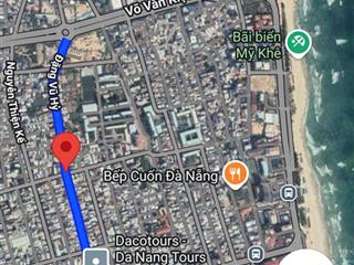 Bán đất mặt tiền đường 7m5 đặng vũ hỷ gần nguyễn văn thoại, quận sơn trà