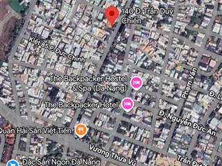 Bán lô đất đẹp đường 10m5 trần duy chiến gần vương thừa vũ, sơn trà 148m2 giá 18,5 tỷ
