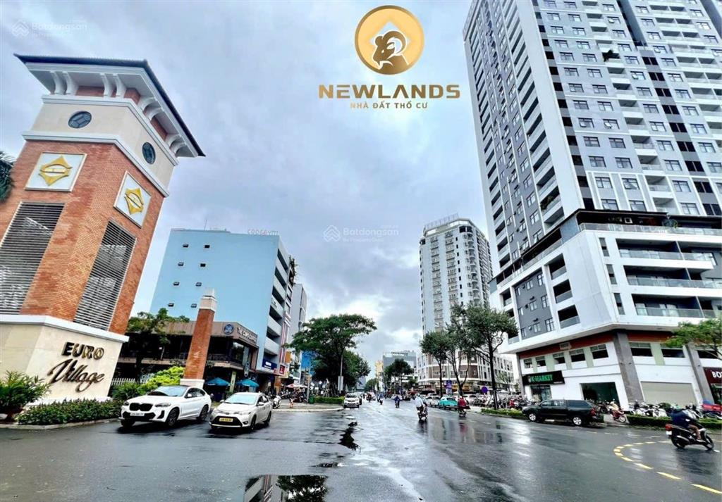 Bán góc hai ngã 4 khu euro village 1 khu biệt thự cao cấp ngay cầu rồng, quận sơn trà