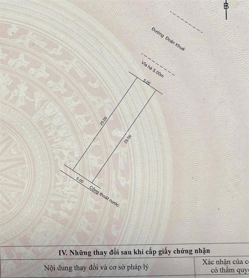 Bán lô đất đường đoàn khuê khu nam việt á 125m2 giá 9,6 tỷ tl