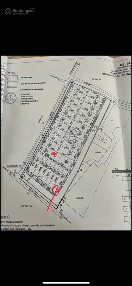 Bán đất đấu giá bắc sơn, ân thi, hưng yên, 162m2, giá 23tr/m2