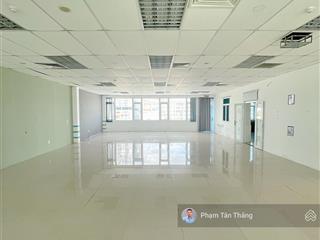 Cho thuê nguyên sàn 300m2 tầng 7 tòa nhà đường điện biên phủ, hợp làm gym, văn phòng tổng công ty