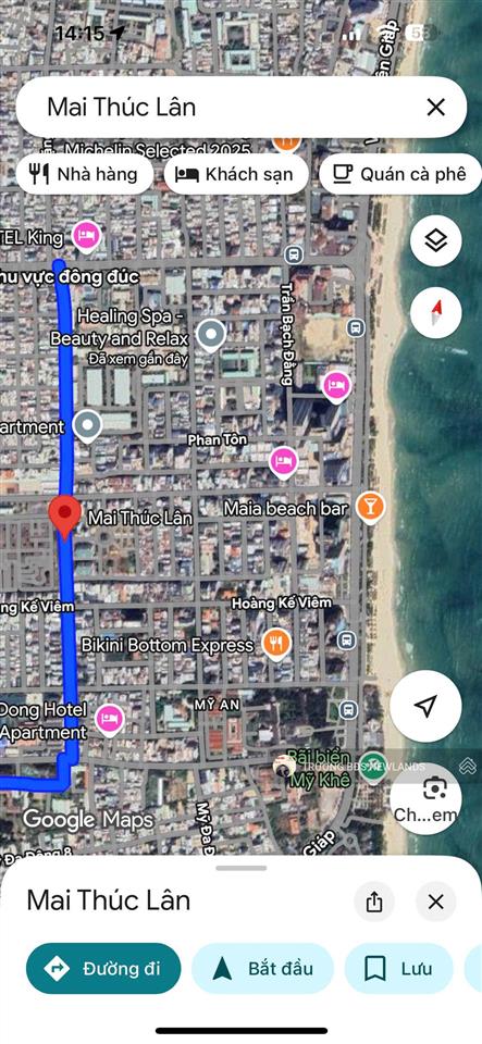 Bán lô đất đẹp đường 15m mai thúc lân ngay khu du lịch an thượng