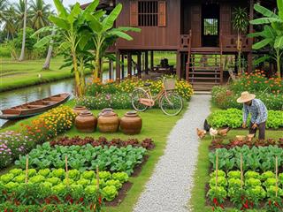 Chính chủ bán lô đất nhà vườn 380m hòa phong ngang